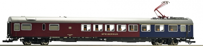 Dining car type ARumz 211 Kakadu<br /><a href='images/pictures/Roco/213568.jpg' target='_blank'>Full size image</a>